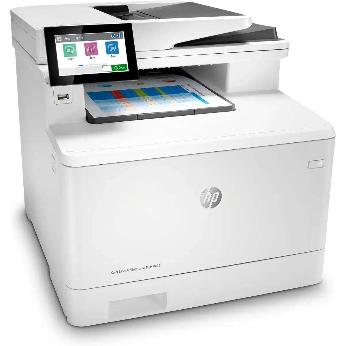 LaserJet Enterprise M480f A4 All-in-One Drucker/Scanner/Kopieren/Fax Farblaserdrucker Duplex