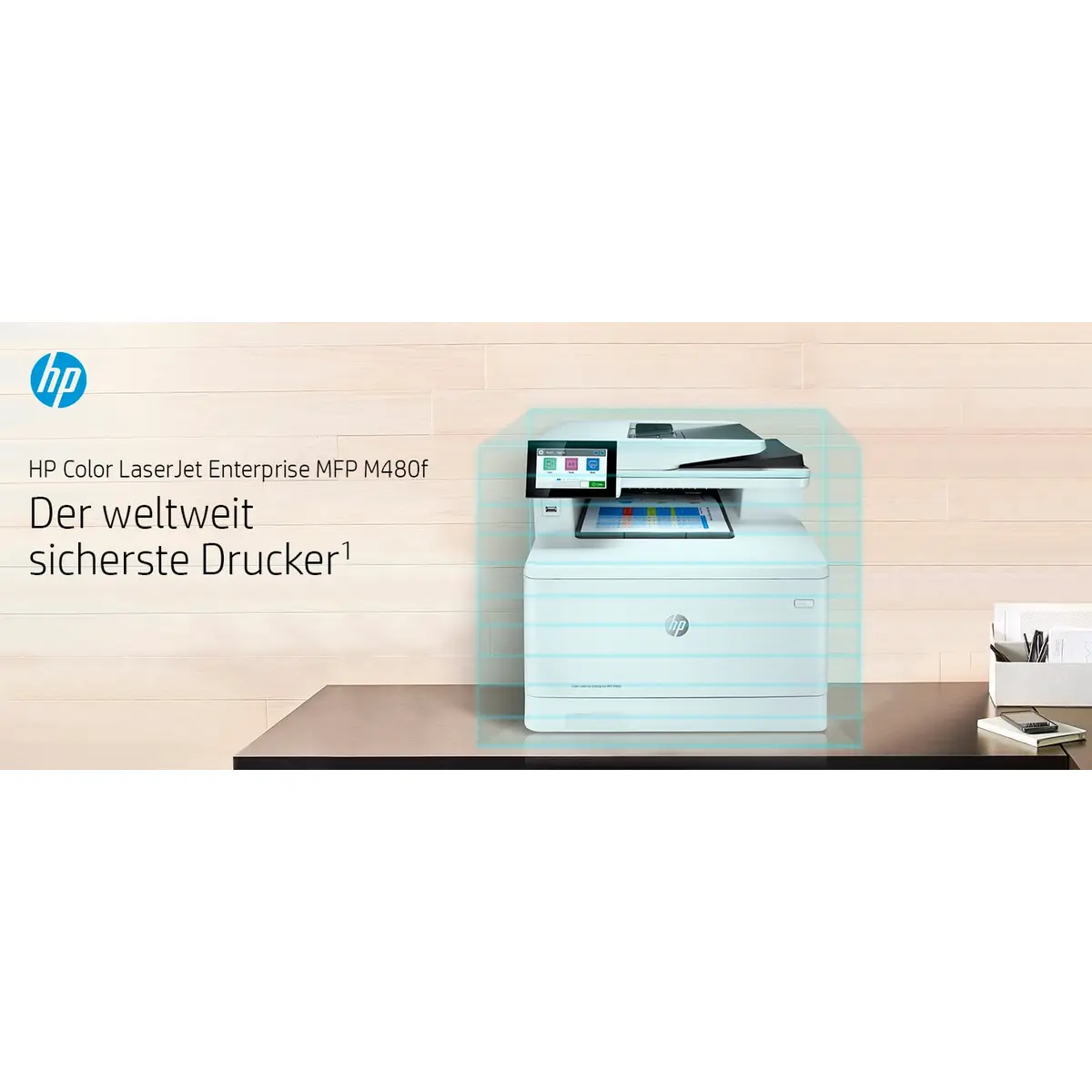 LaserJet Enterprise M480f A4 All-in-One Drucker/Scanner/Kopieren/Fax Farblaserdrucker Duplex