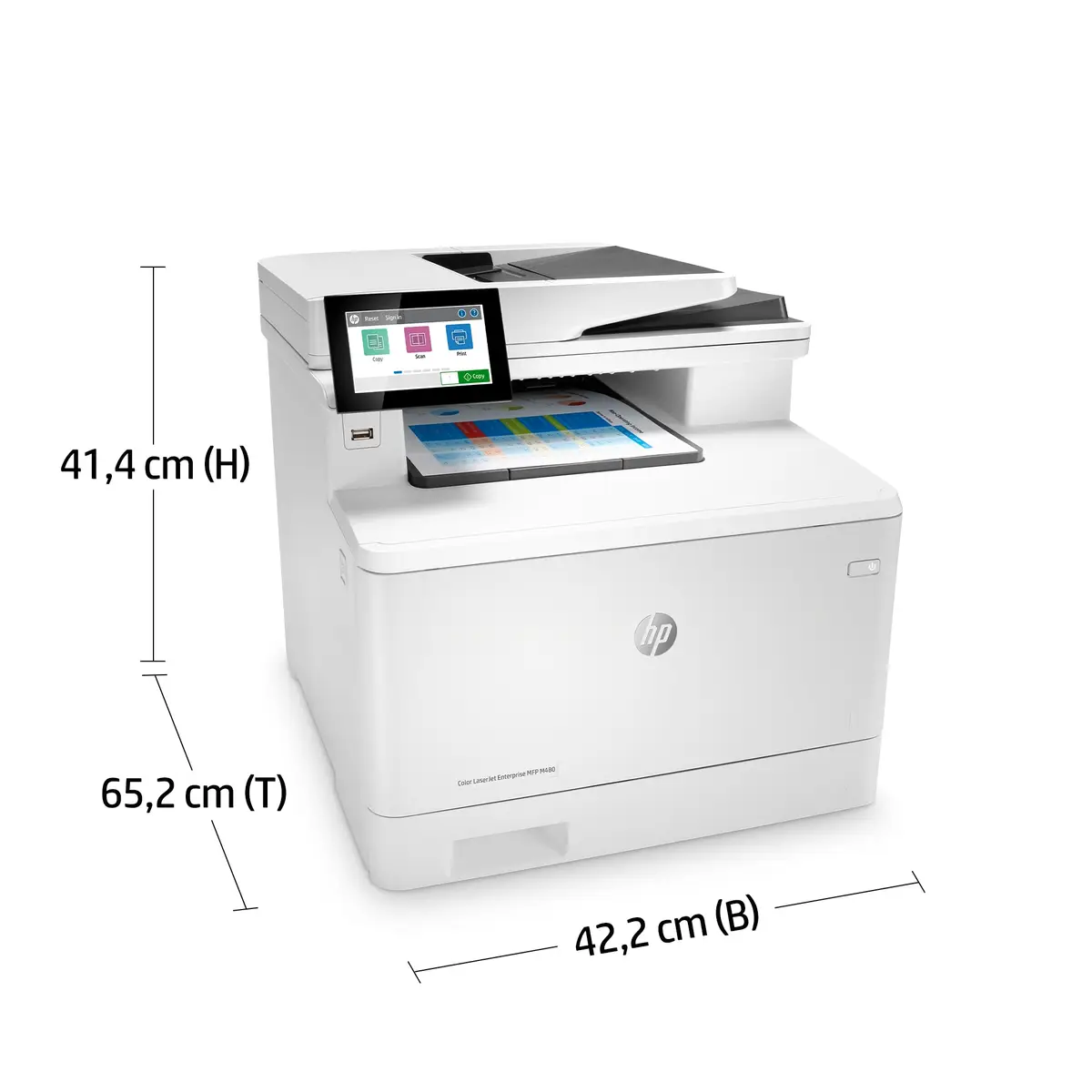 LaserJet Enterprise M480f A4 All-in-One Drucker/Scanner/Kopieren/Fax Farblaserdrucker Duplex