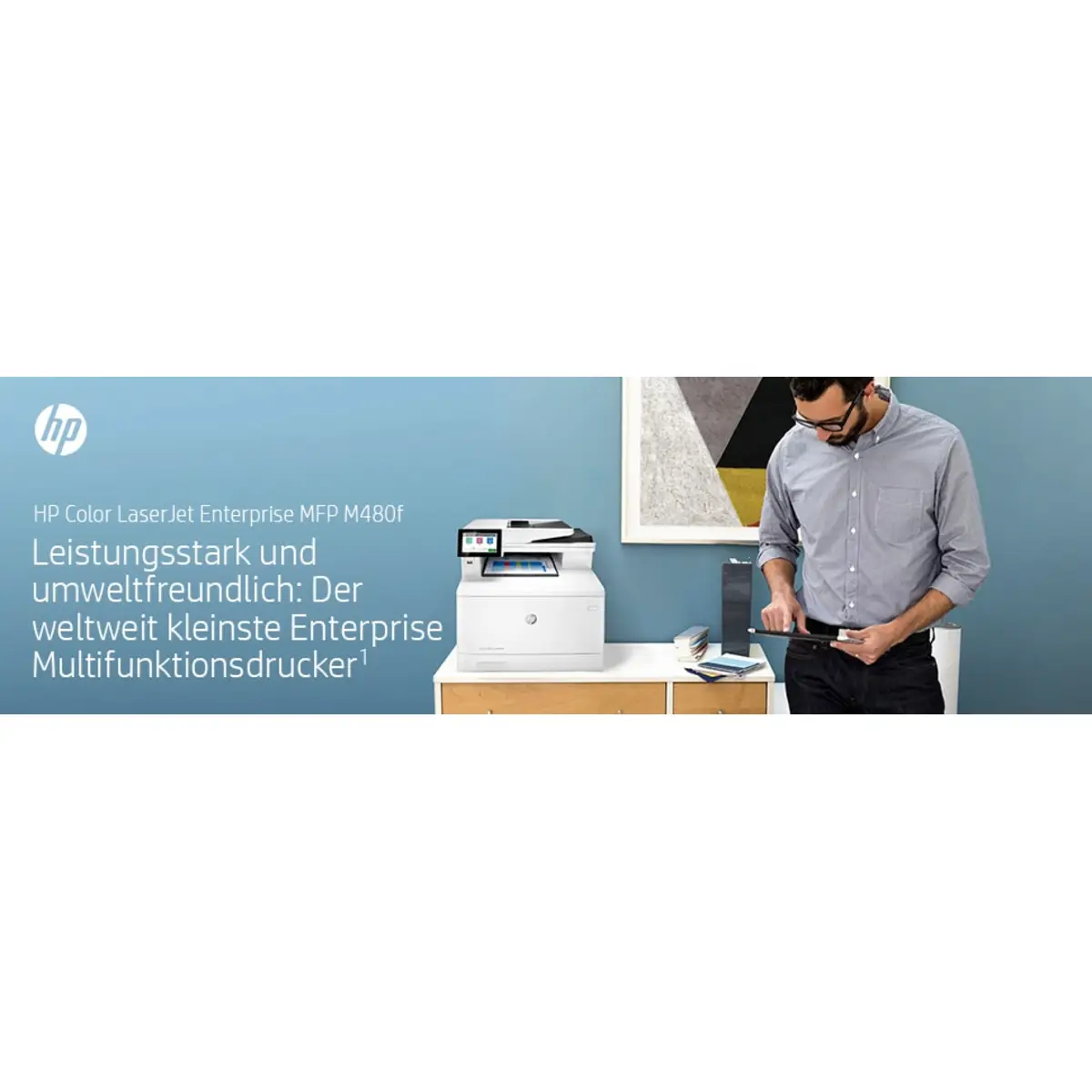 LaserJet Enterprise M480f A4 All-in-One Drucker/Scanner/Kopieren/Fax Farblaserdrucker Duplex