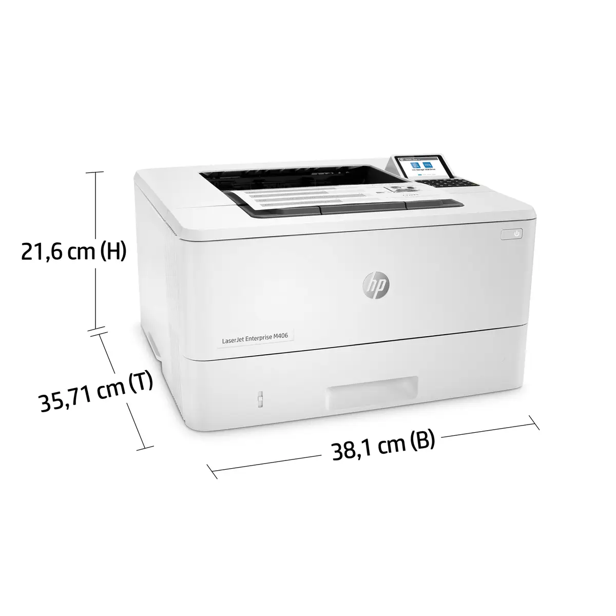 LaserJet Enterprise M406dn A4 s/w Laserdrucker 1200x1200dpi 40ppm Duplex
