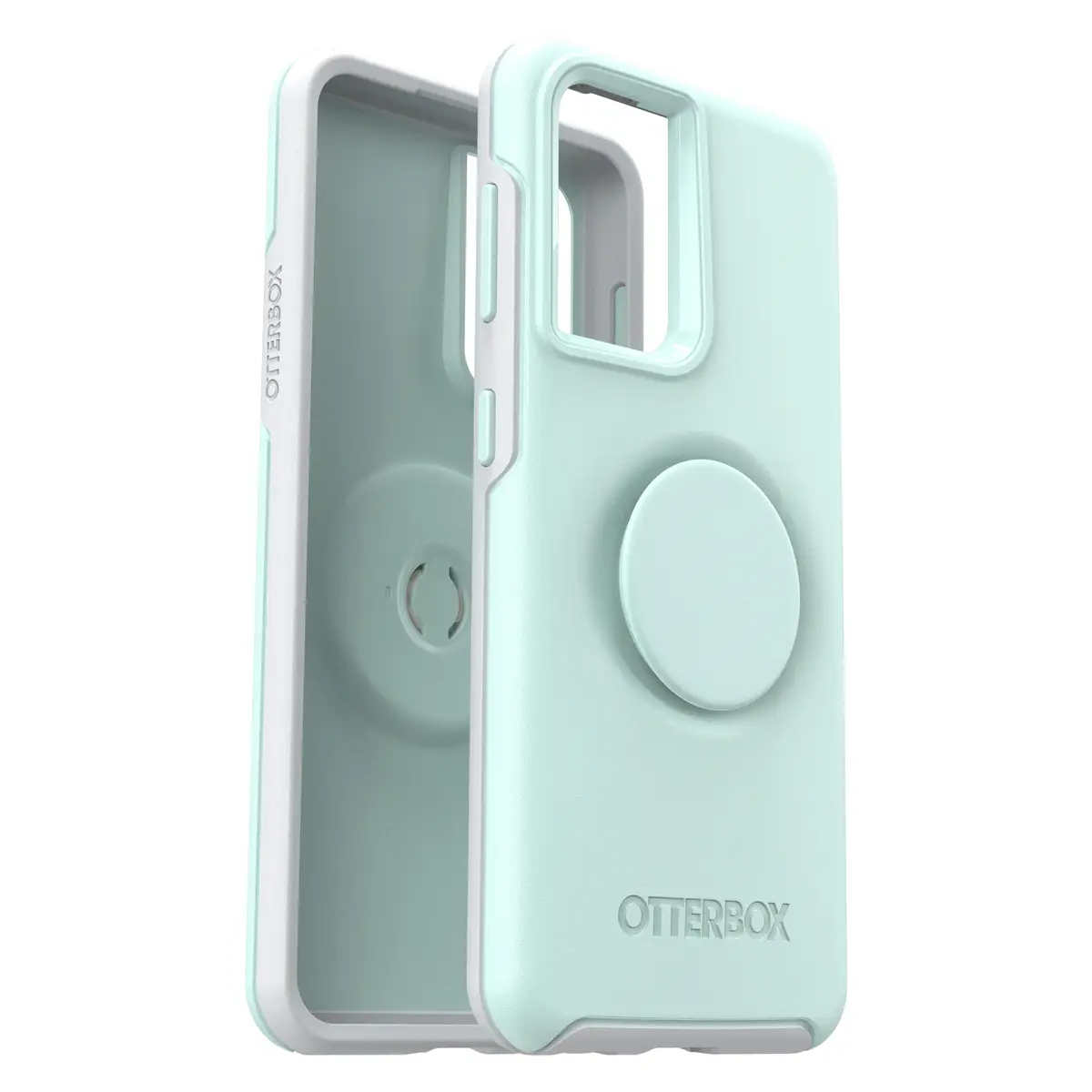 Otter+Pop Symmetry antimikrobiell Samsung Galaxy S21 5G Hülle Tranquil Waters Blau