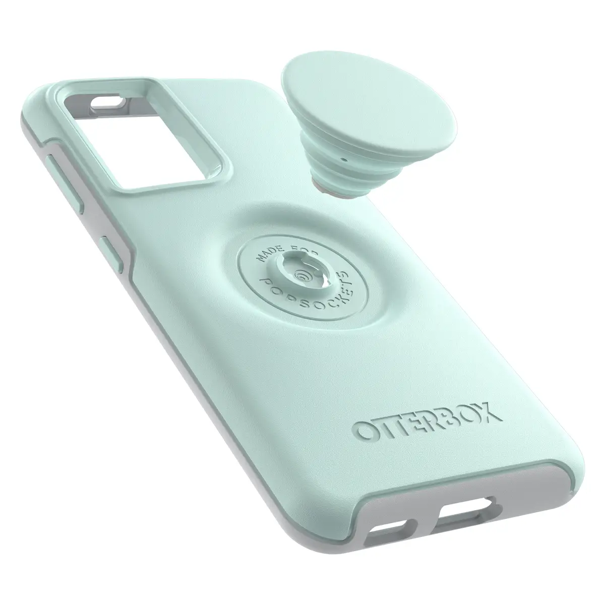 Otter+Pop Symmetry antimikrobiell Samsung Galaxy S21 5G Hülle Tranquil Waters Blau