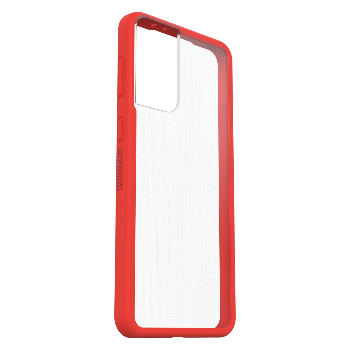 React Samsung Galaxy S21+ 5G Hülle Power Rot Transparent/Rot