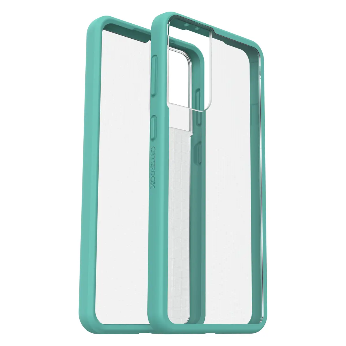 React Samsung Galaxy S21+ 5G Sea Spray Hülle Transparent/Blau