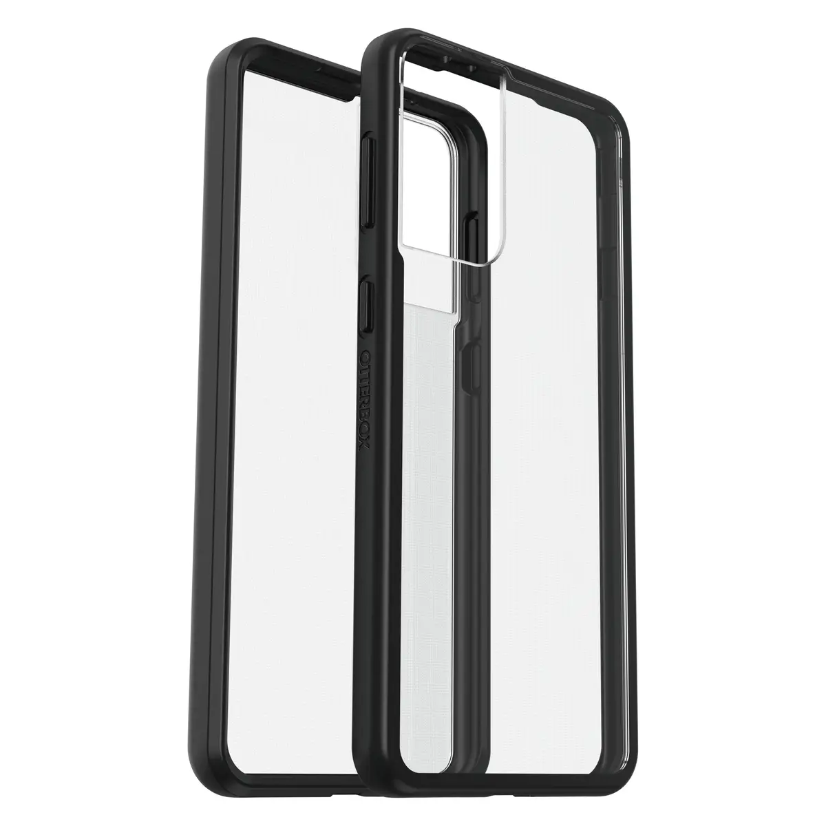 React Samsung Galaxy S21+ 5G Schwarz Crystal Hülle Transparent/Schwarz