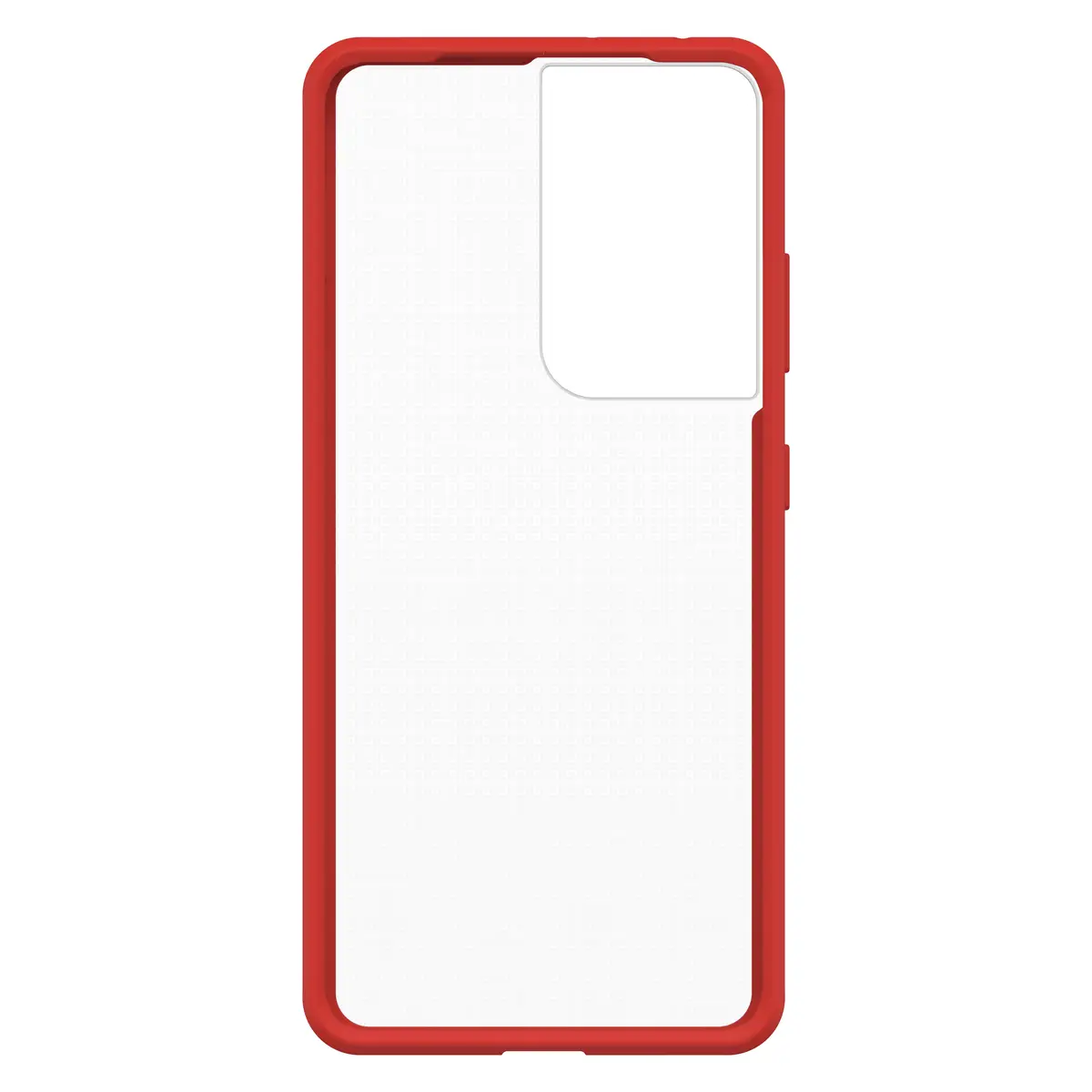 React Samsung Galaxy S21 Ultra 5G Power Rot Hülle Transparent/Rot ProPack