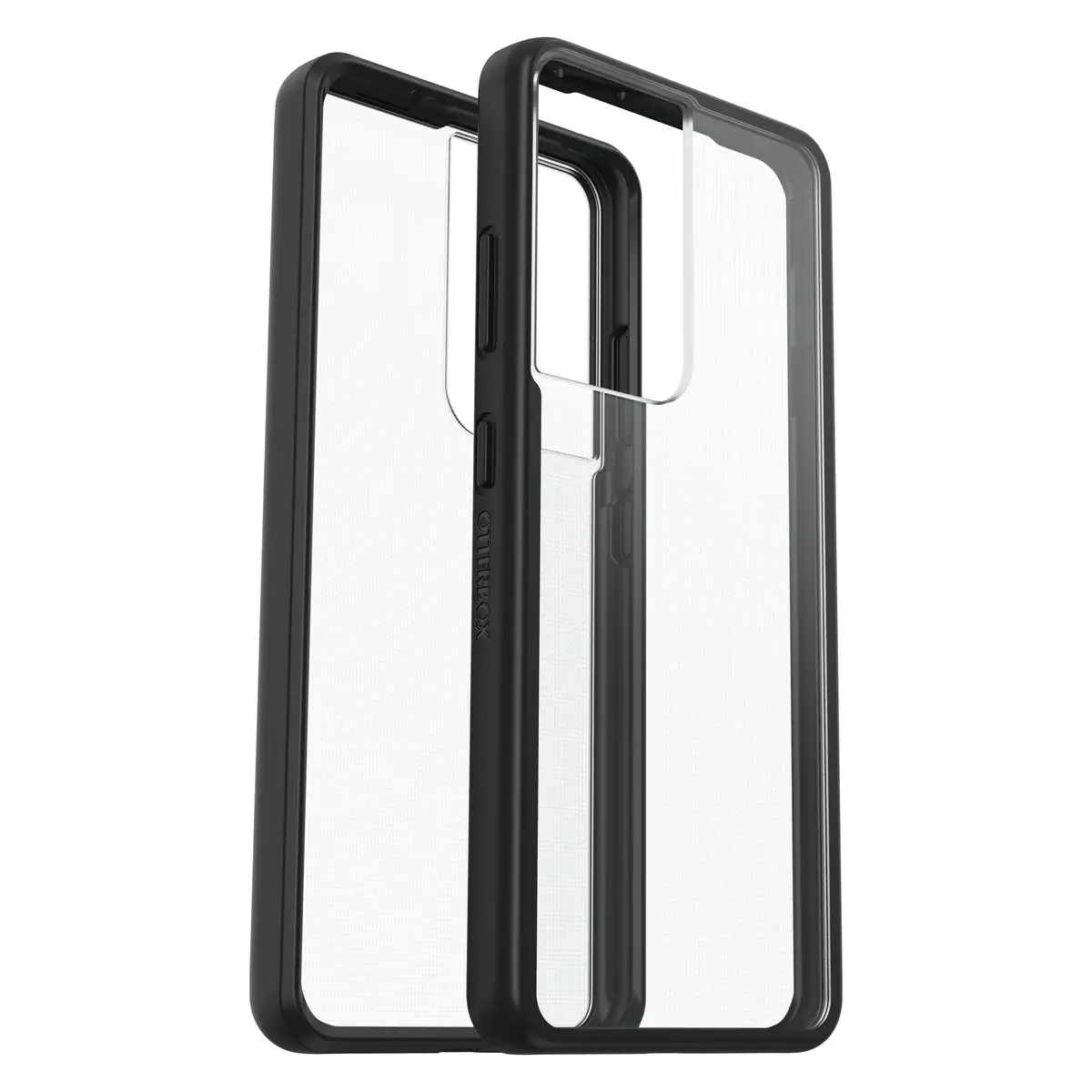 React Samsung Galaxy S21 Ultra 5G Hülle Schwarz Crystal Transparent/Schwarz ProPack
