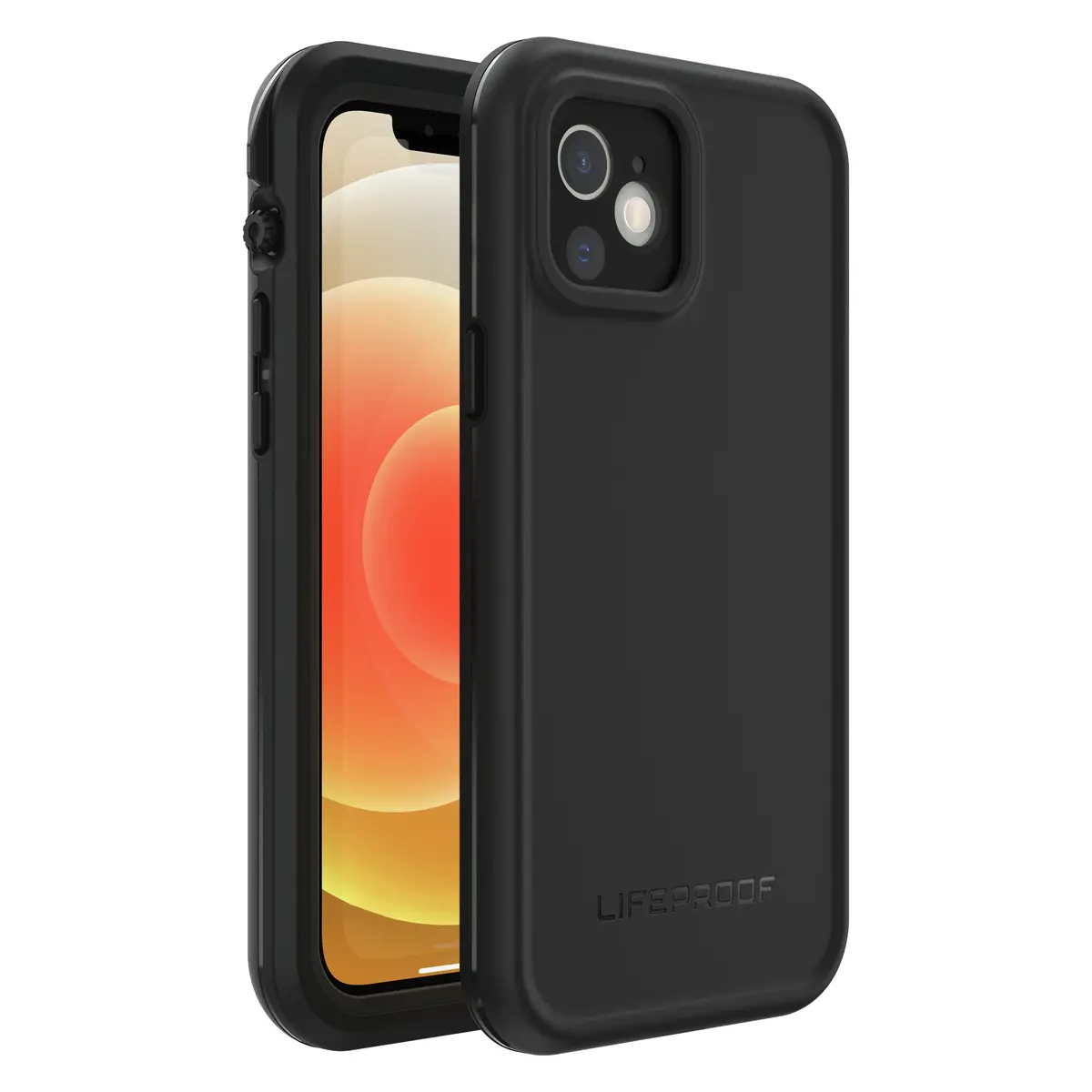 LifeProof Fre Apple iPhone 12 Hülle Schwarz