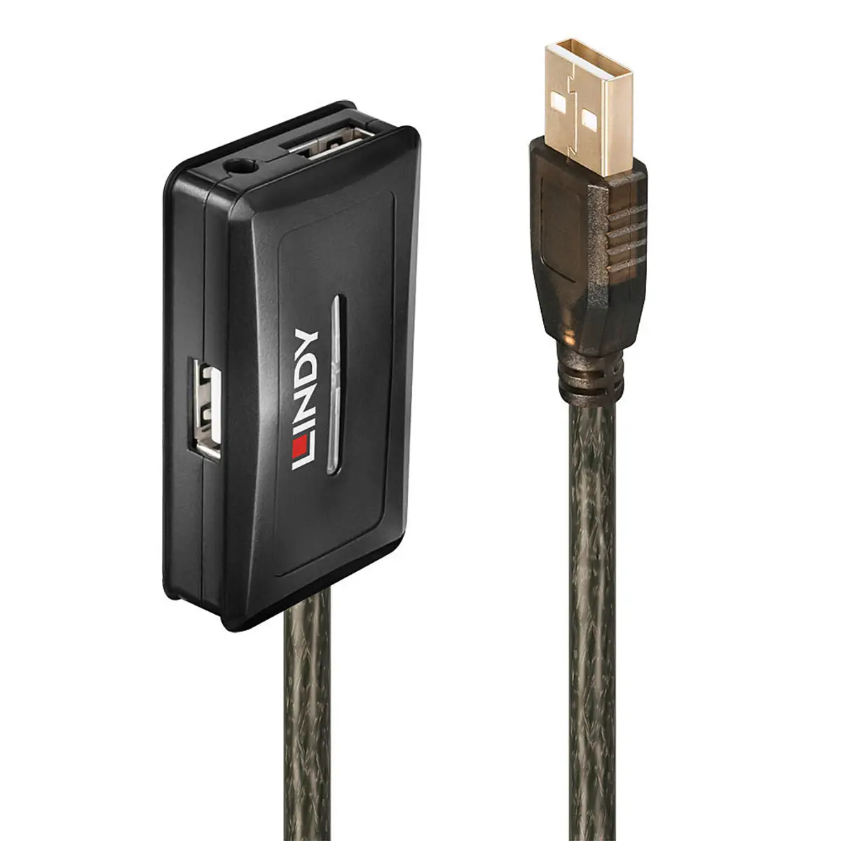 10m USB 2.0 Aktivverlängerungshub Schwarz