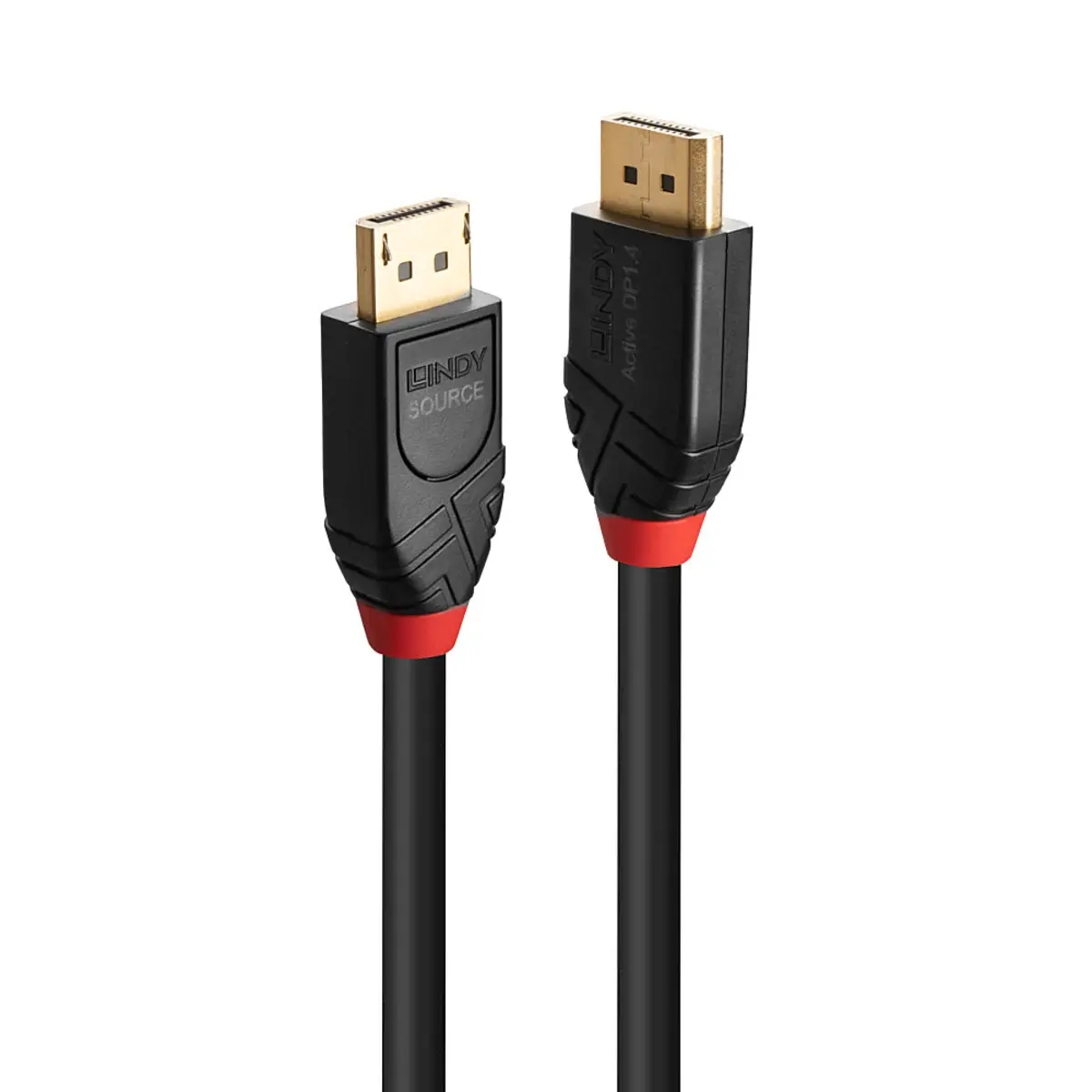 Active DisplayPort 1.4 Kabel DisplayPort/DisplayPort Stecker/Stecker Schwarz 10m