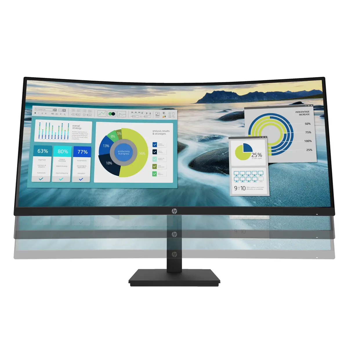 P34hc G4 86.36cm (34") Curved Display 3440x1440 Pixel 250 cd/m² 3500:1 5 ms Schwarz