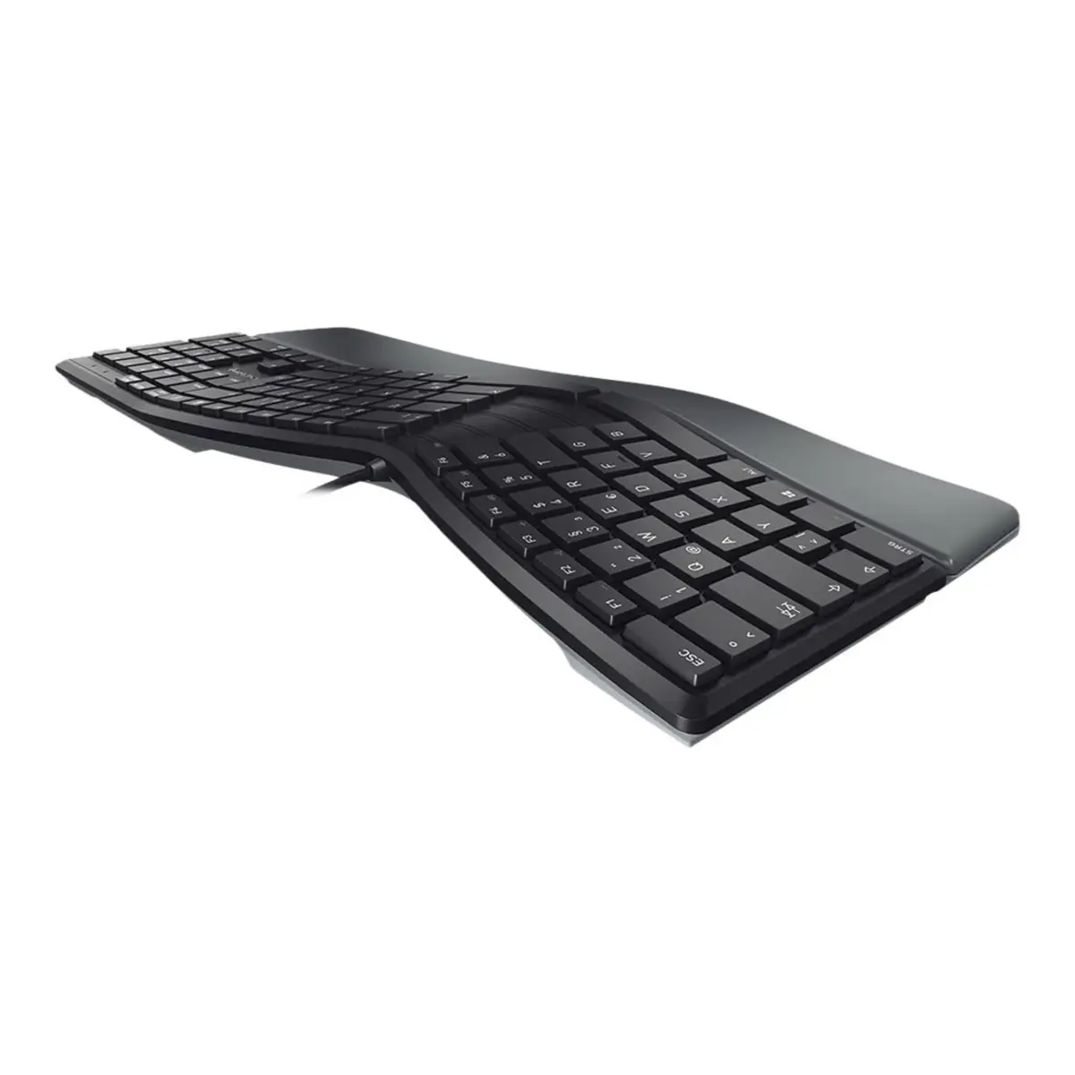 KC 4500 ERGO Tastatur USB Schwarz Layout DE
