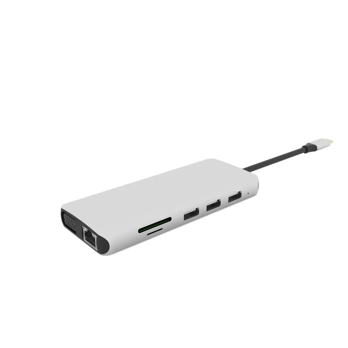 USB-C Docking Station Grau