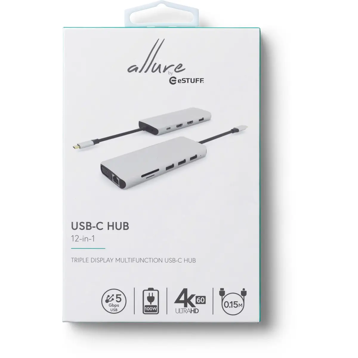 USB-C Docking Station Grau