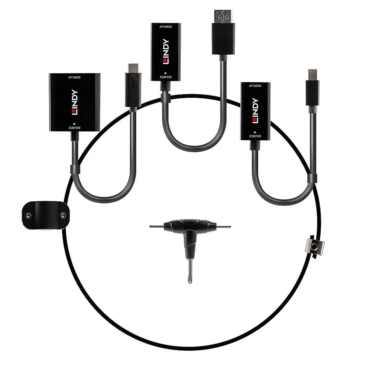 Multi-AV to HDMI Converter Tether