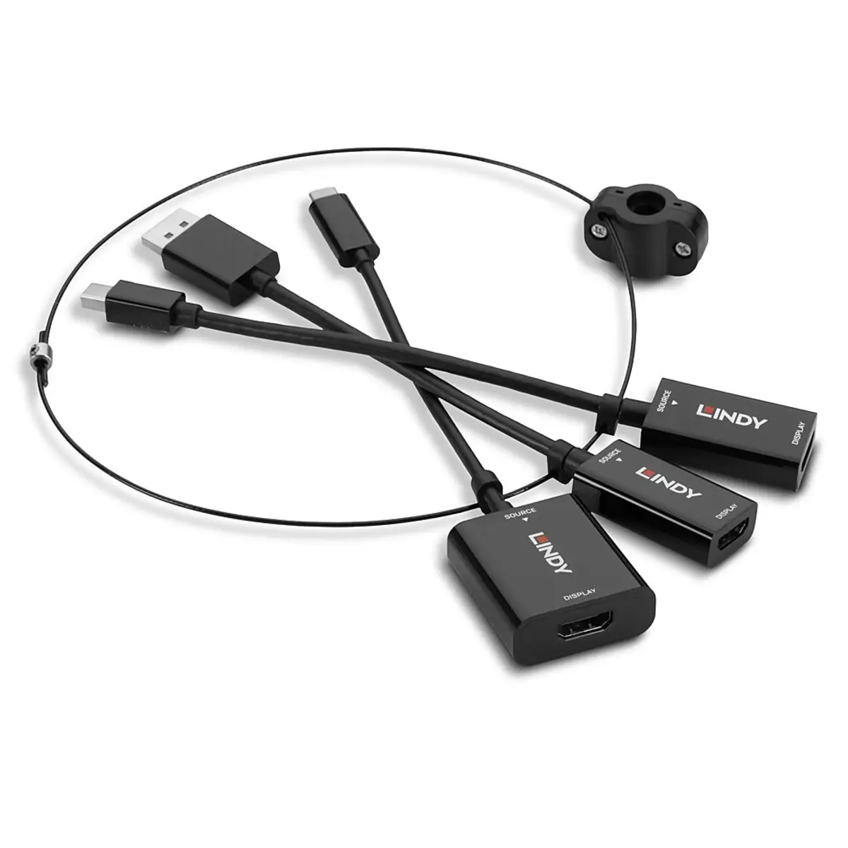 Multi-AV to HDMI Converter Tether