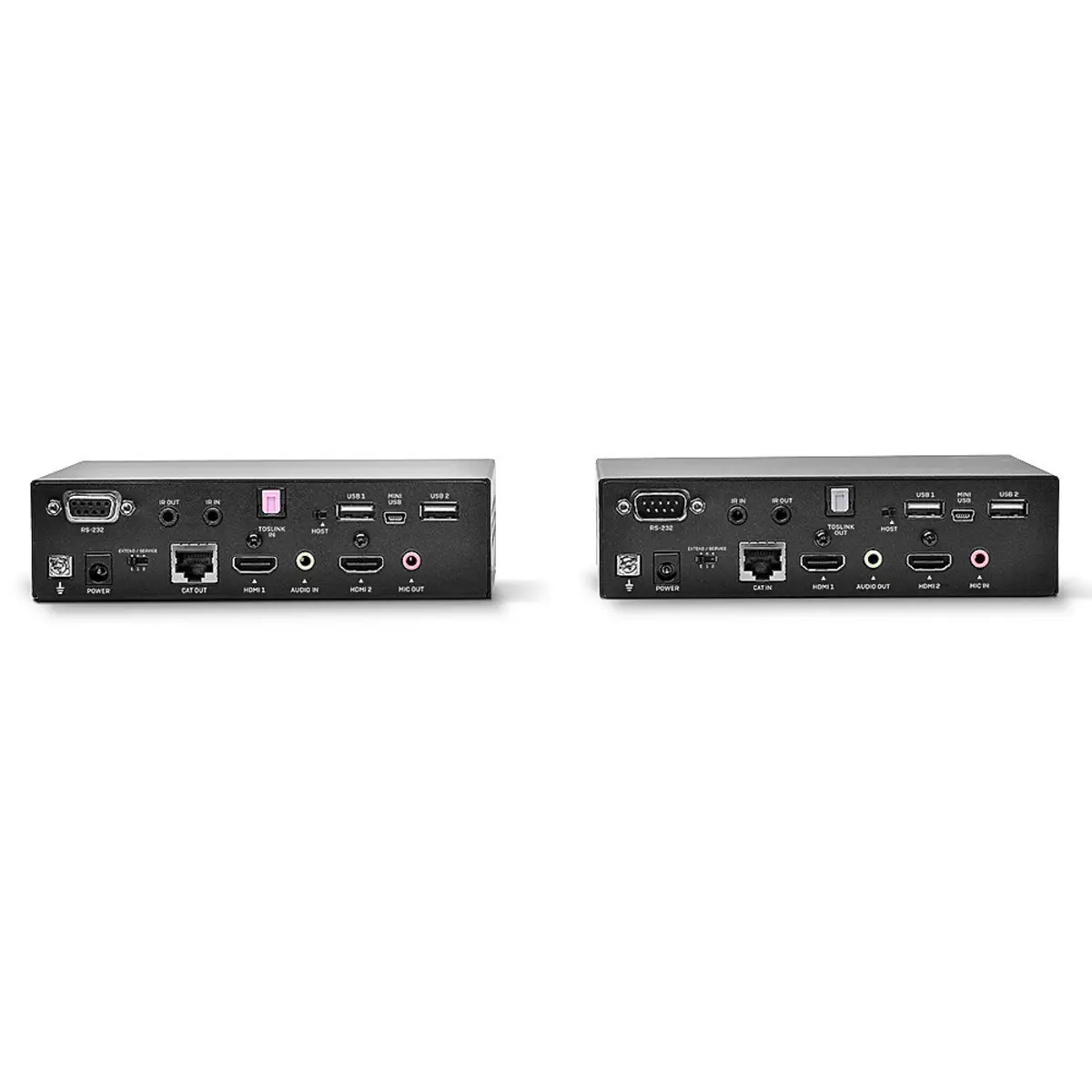 100m Cat.6 Dual Head HDMI, USB & RS232 Extender