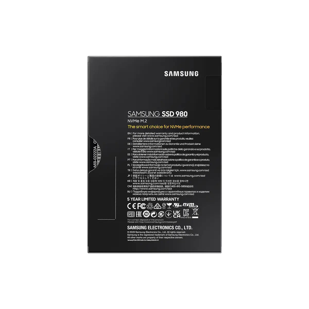 980 SSD 500 GB PCIe