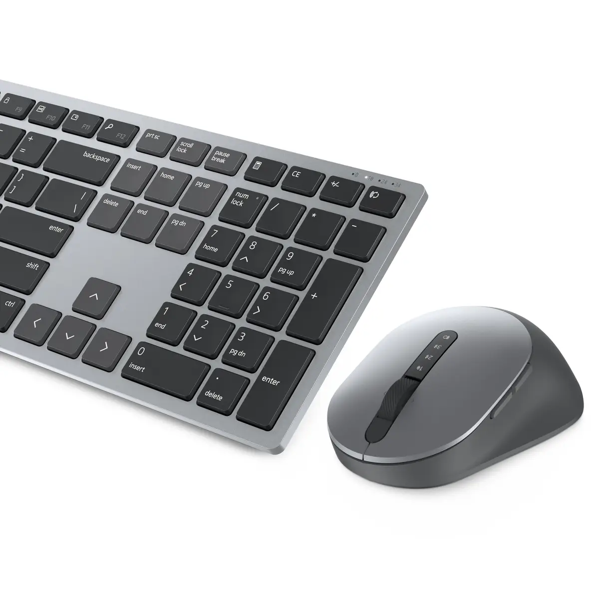 Premier Multi-Device KM7321W Tastatur-und-Maus-Set Layout QWERTZ Grau