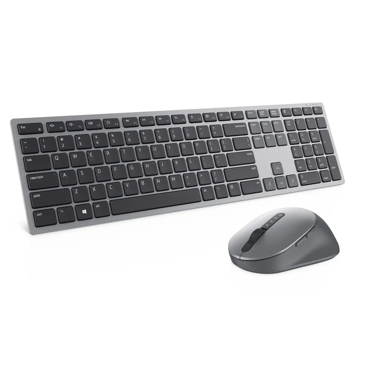 Premier Multi-Device KM7321W Tastatur-und-Maus-Set Layout QWERTZ Grau
