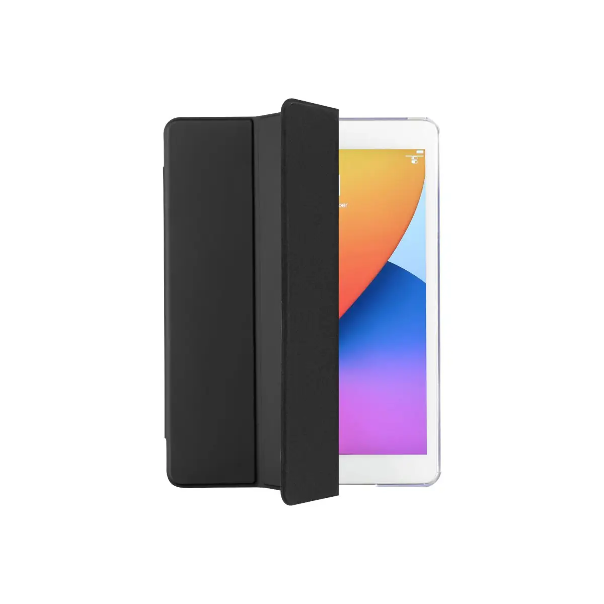 "Fold Clear" Flip-Hülle für iPad 10.2 (2019/2020) Polyurethan Schwarz