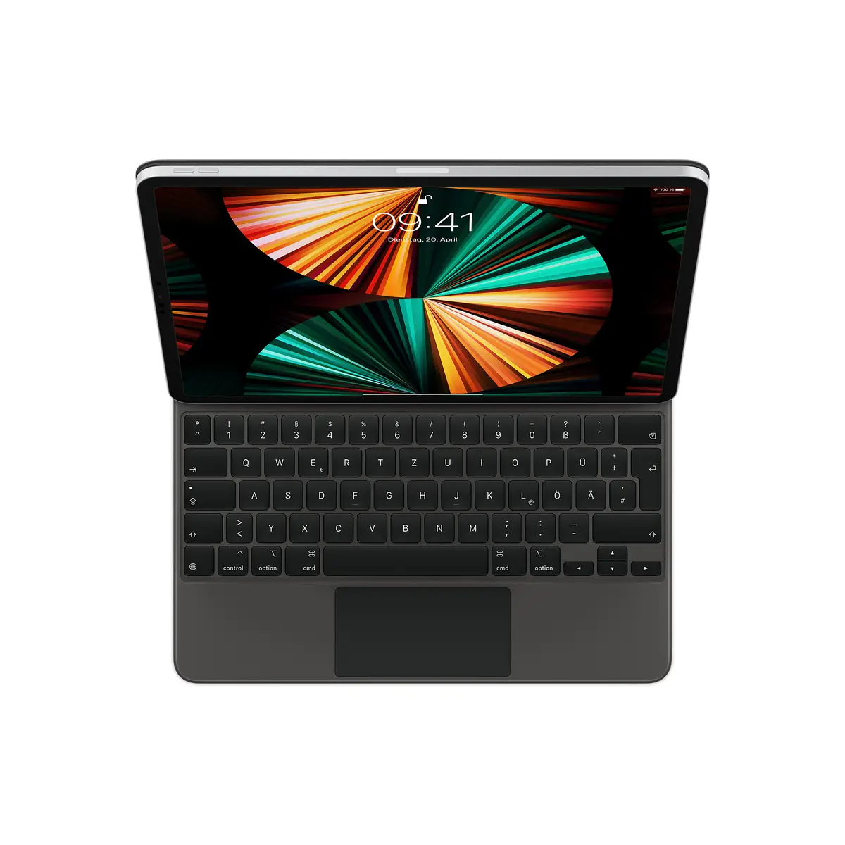 Magic Keyboard für iPad Pro 12,9" + iPad Air 13” (M2) Schwarz Deutsch
