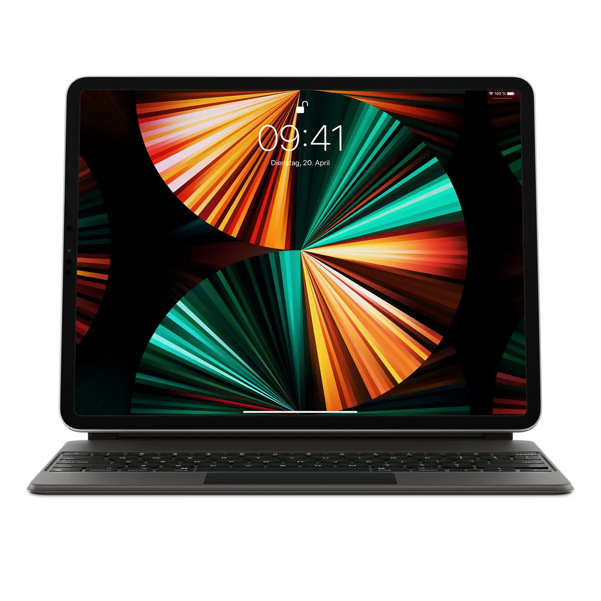 Magic Keyboard für iPad Pro 12,9" + iPad Air 13” (M2) Schwarz Deutsch