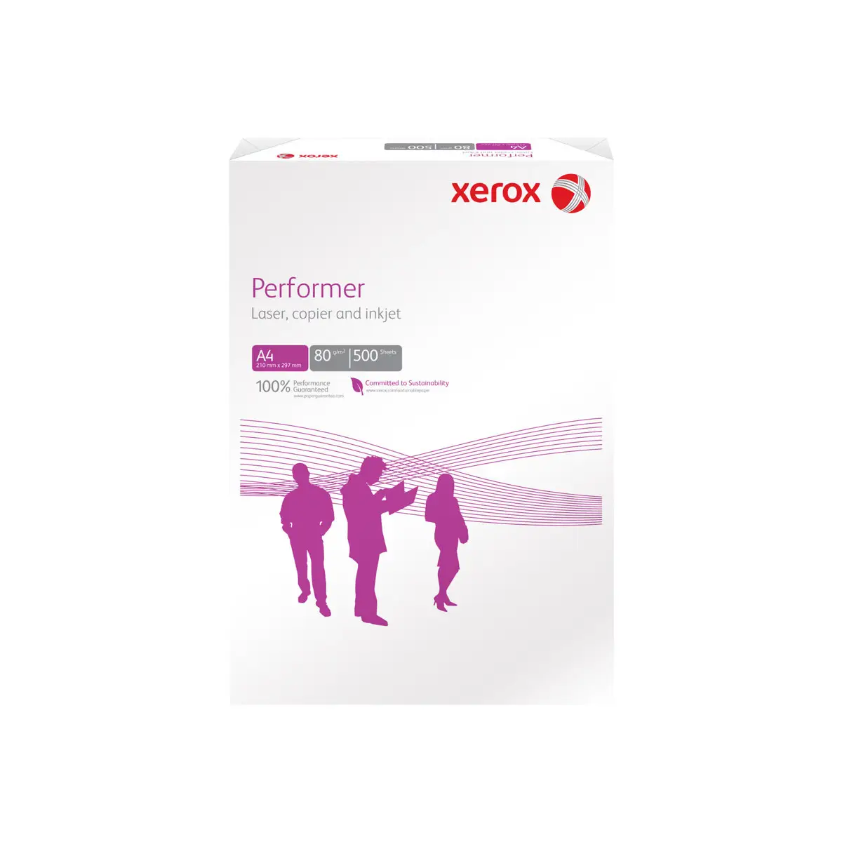 Kopierpapier Performer, weiß, 80g, DIN A4, 500 Blatt Karton (5x500 Blatt)