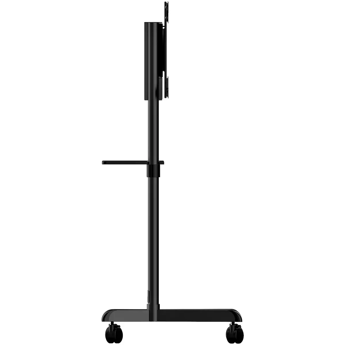 StarTech Mobiler TV-Wagen Tragbarer rollender TV-Ständer für 93,98-177,8cm (37-70") mit Regal und Ablagefach