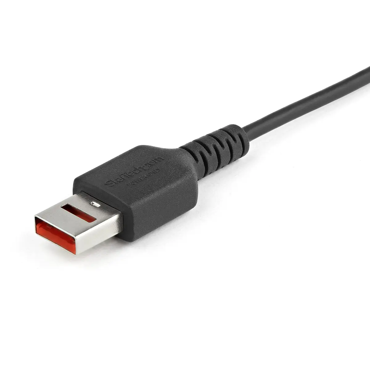 StarTech Secure Charging Cable USB-A zu Micro USB Kabel Stecker/Stecker Schwarz 1m