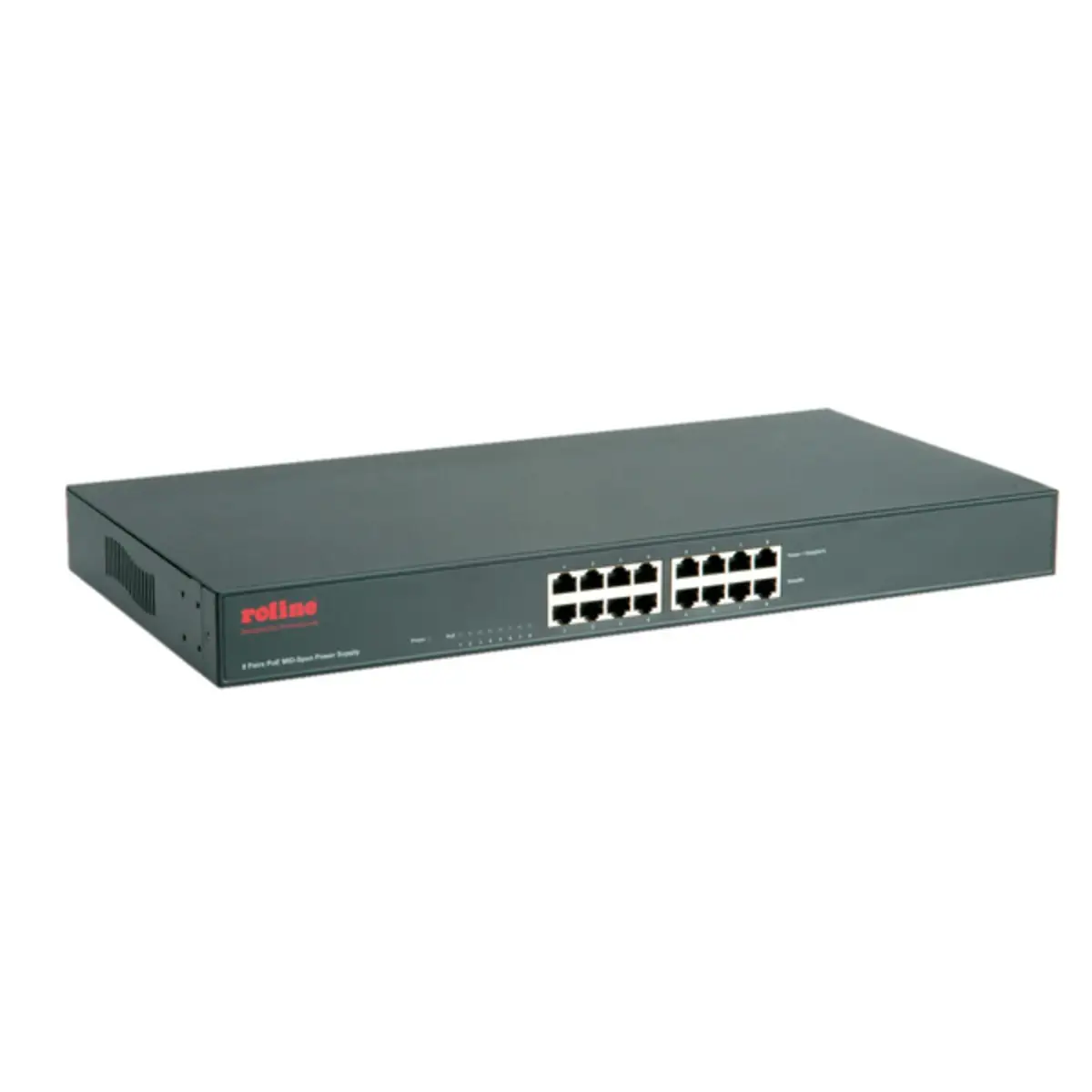 19" PoE MID-Span Power Supply 8 Midspanports