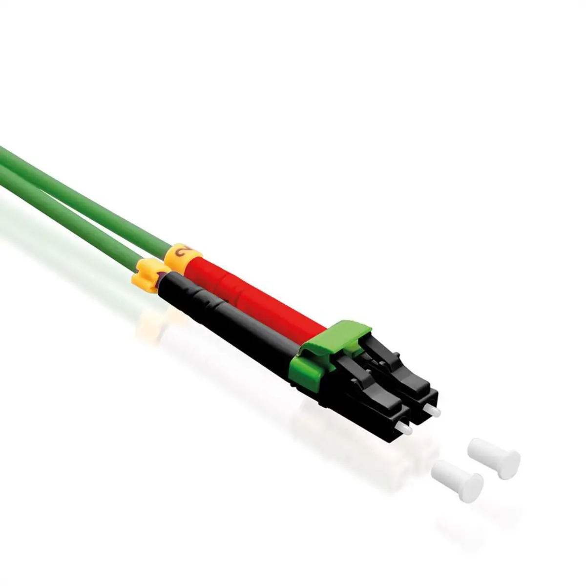 LWL-Kabel 50/125µm LC/LC Stecker/Stecker Grün 2m
