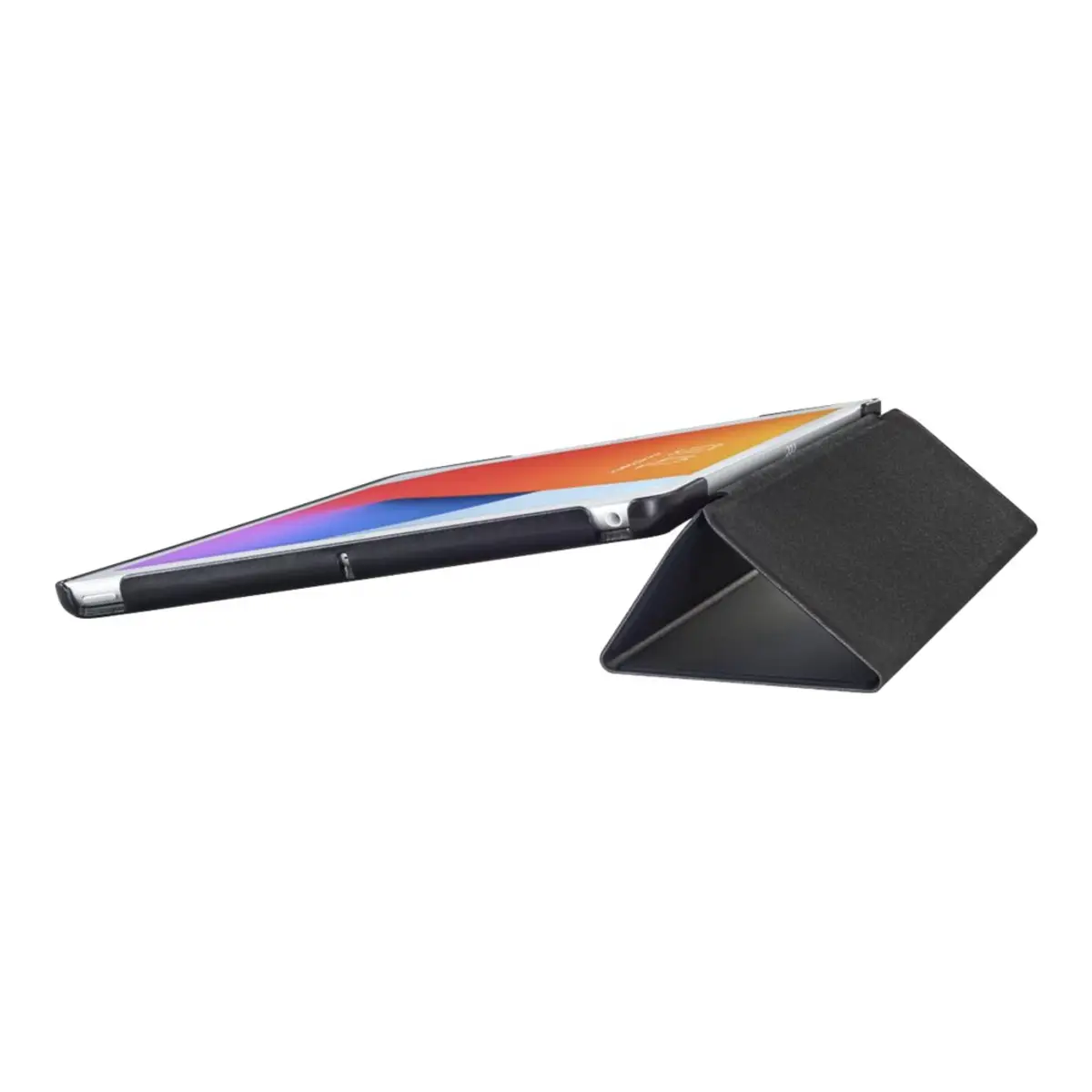 Flip-Hülle für AppleTablet 10,2-inch iPad (7. Generation 8. Generation) 25,9cm (11,2") Polyurethan Schwarz