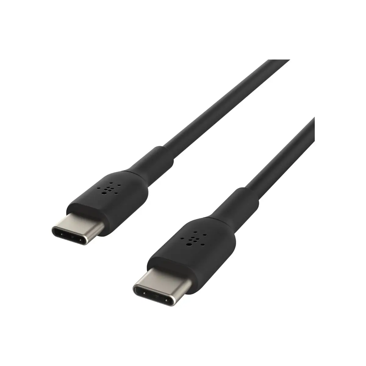 BOOSTCHARGE USB Kabel USB-C/USB-C Stecker/Stecker Schwarz 2m