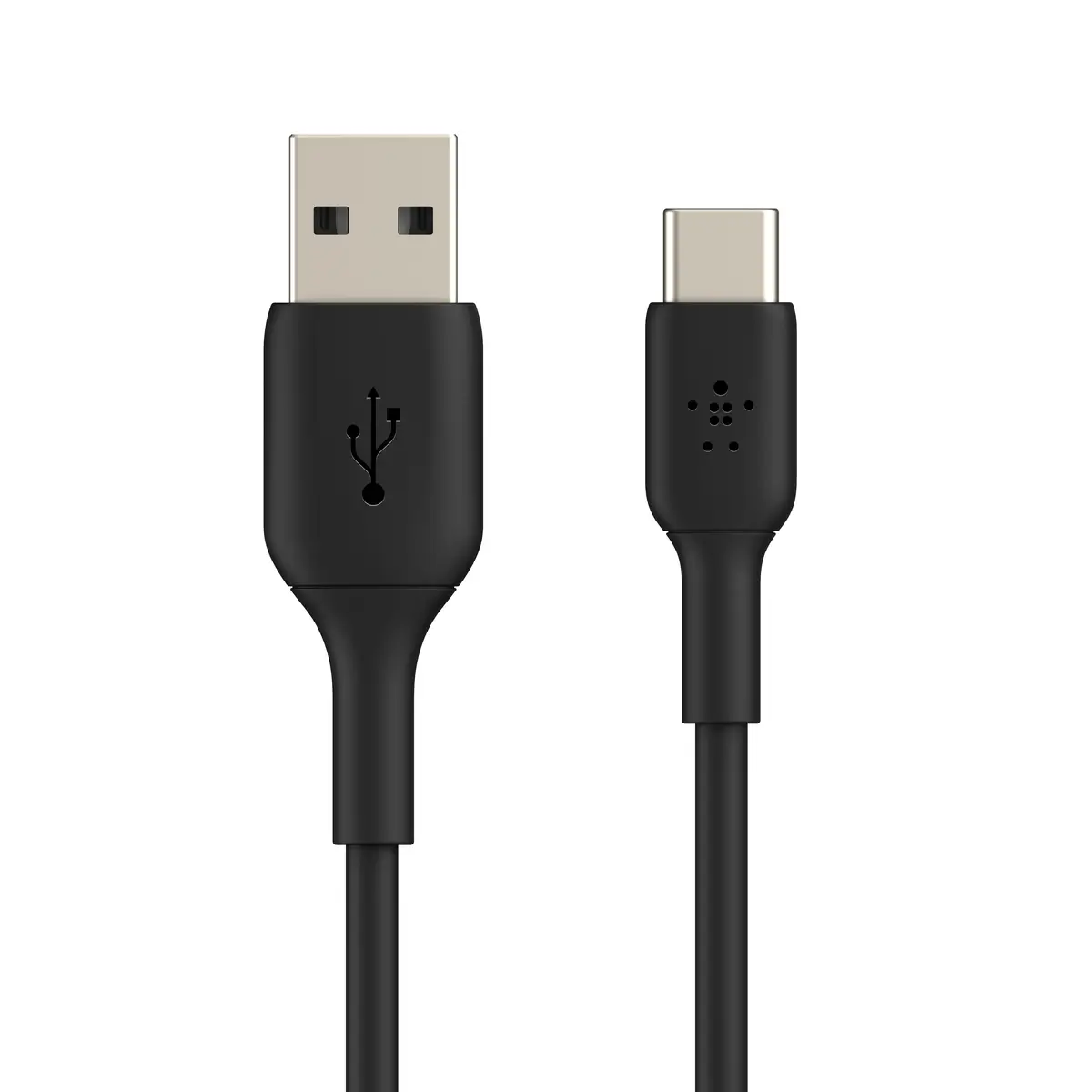 BOOSTCHARGE USB Kabel USB-C/USB-A Stecker/Stecker Schwarz 2m