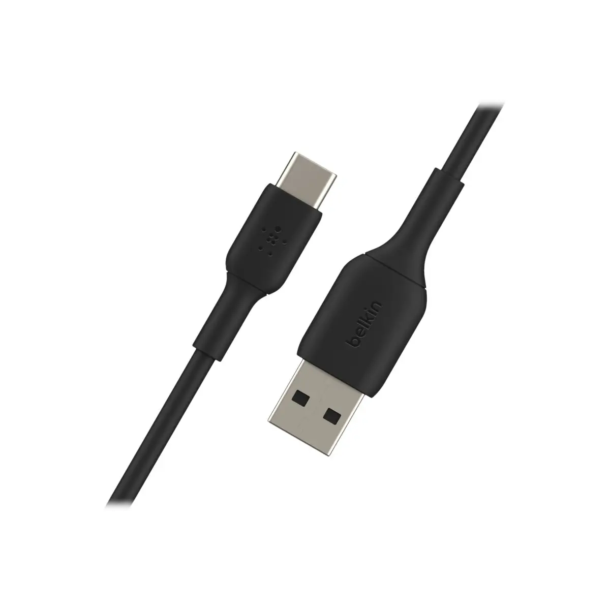 BOOSTCHARGE USB Kabel USB-C/USB-A Stecker/Stecker Schwarz 2m