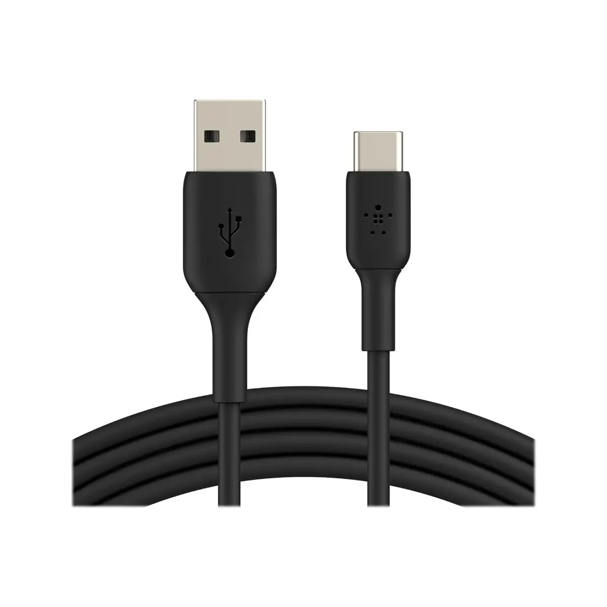 BOOSTCHARGE USB Kabel USB-C/USB-A Stecker/Stecker Schwarz 2m