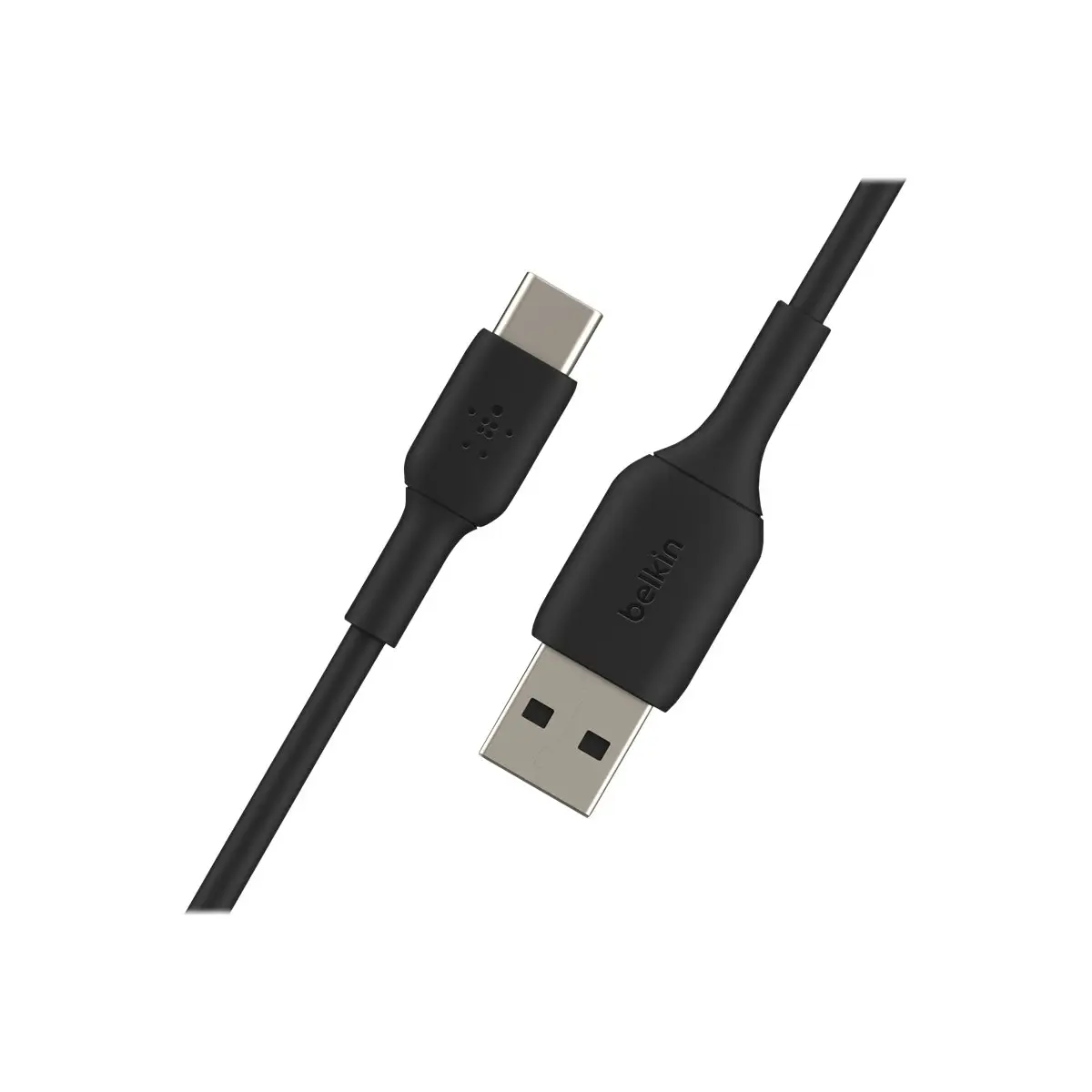 BOOSTCHARGE USB Kabel USB-C/USB-A Stecker/Stecker Schwarz 1m