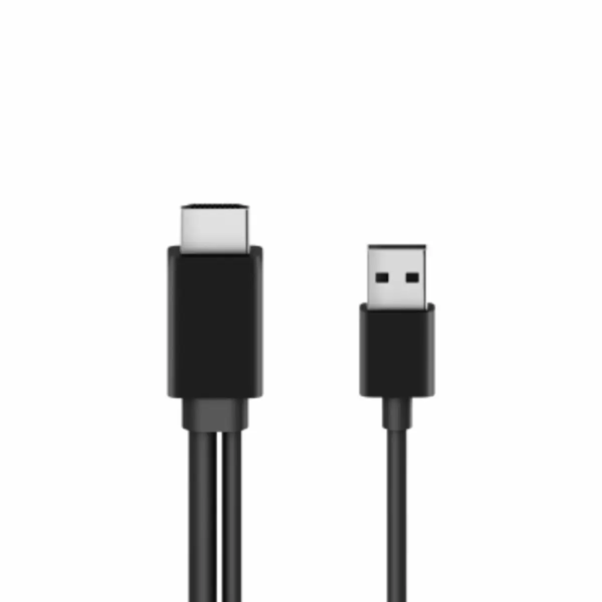 Digitaler Multiport Adapter mit Mini-Displayport HDMI/USB-C/VGA auf HDMI Schwarz