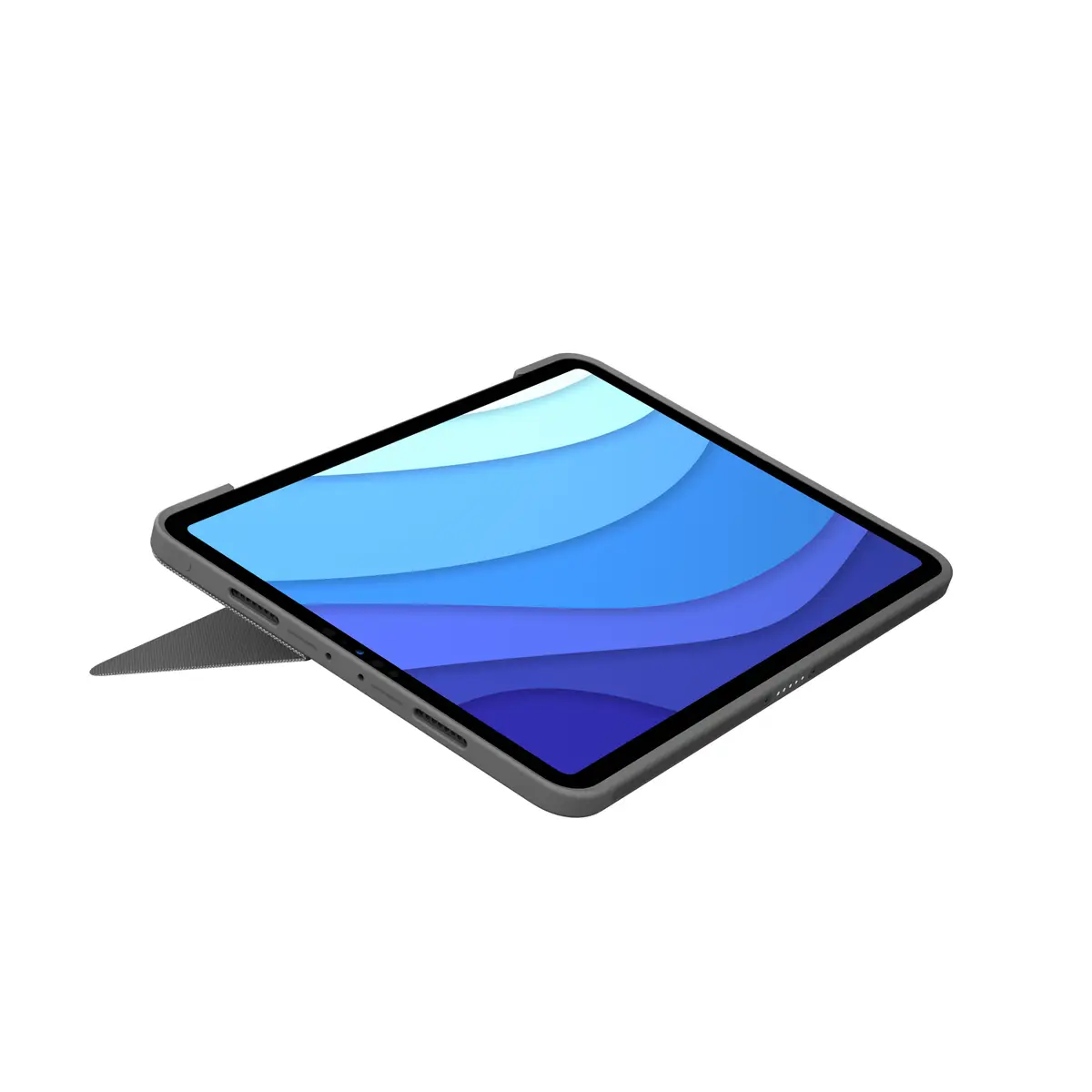 Combo Touch Tastatur und Foliohülle für Apple 11-inch iPad Pro (1. Generation, 2. Generation, 3. Generation) Oxford Gray Layout DE