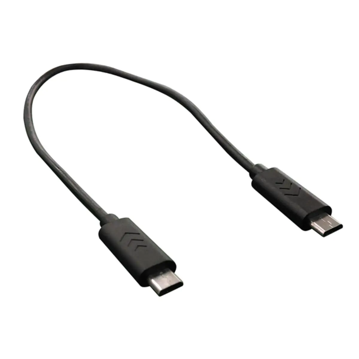 USB Ladekabel MicroUSB/MicroUSB Stecker/Stecker Weiß 0,3m