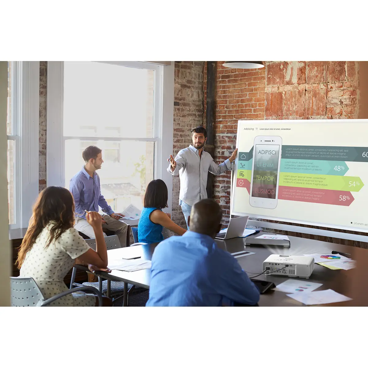 EB-L200F 3LCD-Projektor 1920x1080 Pixel 4500 ANSI Lumen