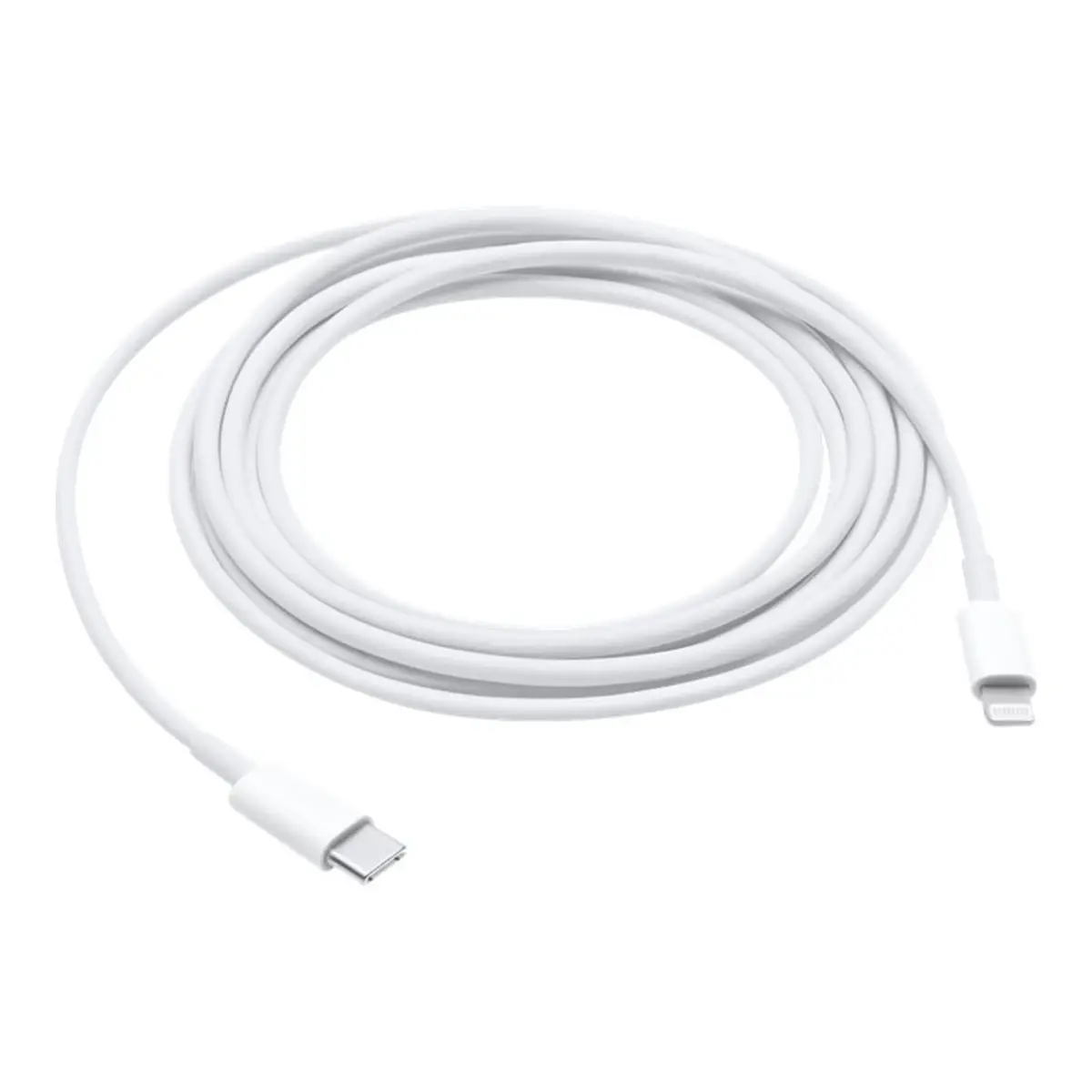 Lightning Kabel USB-C/Lightning Stecker/Stecker Weiß 2m
