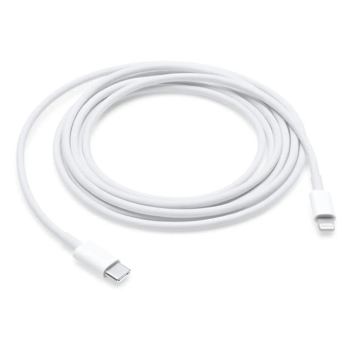 Lightning Kabel USB-C/Lightning Stecker/Stecker Weiß 2m