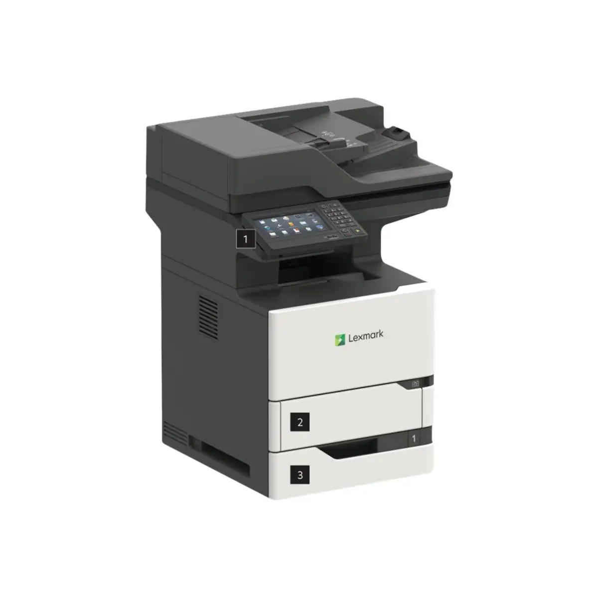 MX721adhe A4 All-in-One Drucker/Scanner/Kopierer/Fax s/w Laserdrucker Duplex