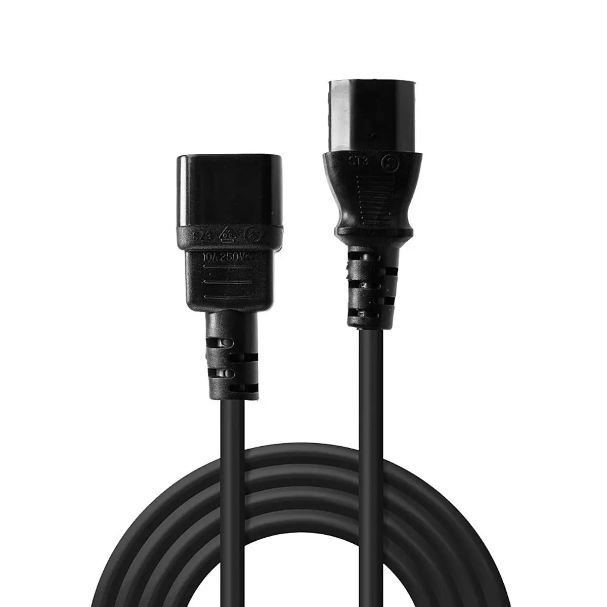 30321 1 m C14-Koppler C13-Koppler Schwarz