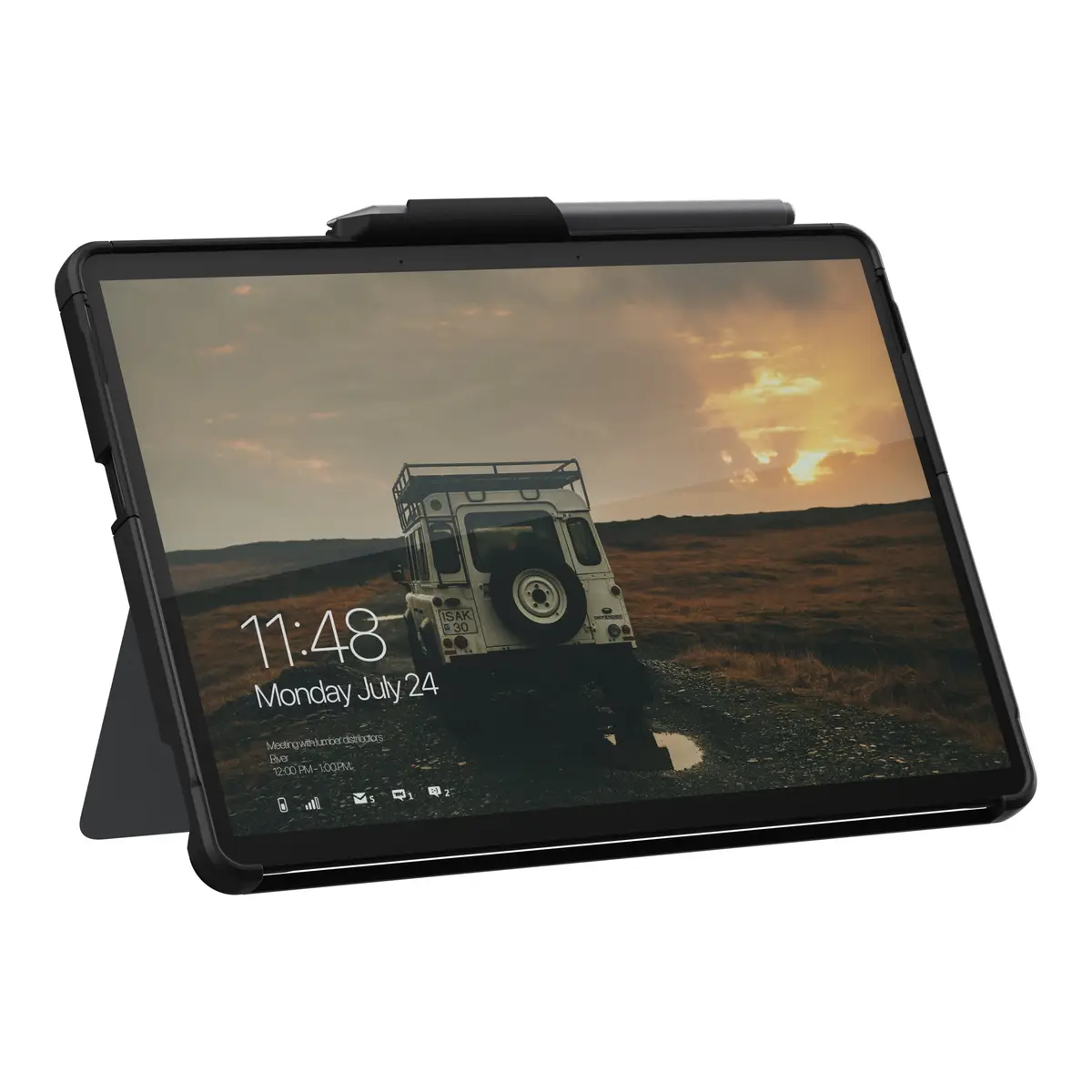 UAG Non Retail Scout Black Hintere Abdeckung für Tablet Schwarz für Microsoft Surface Go Go 2