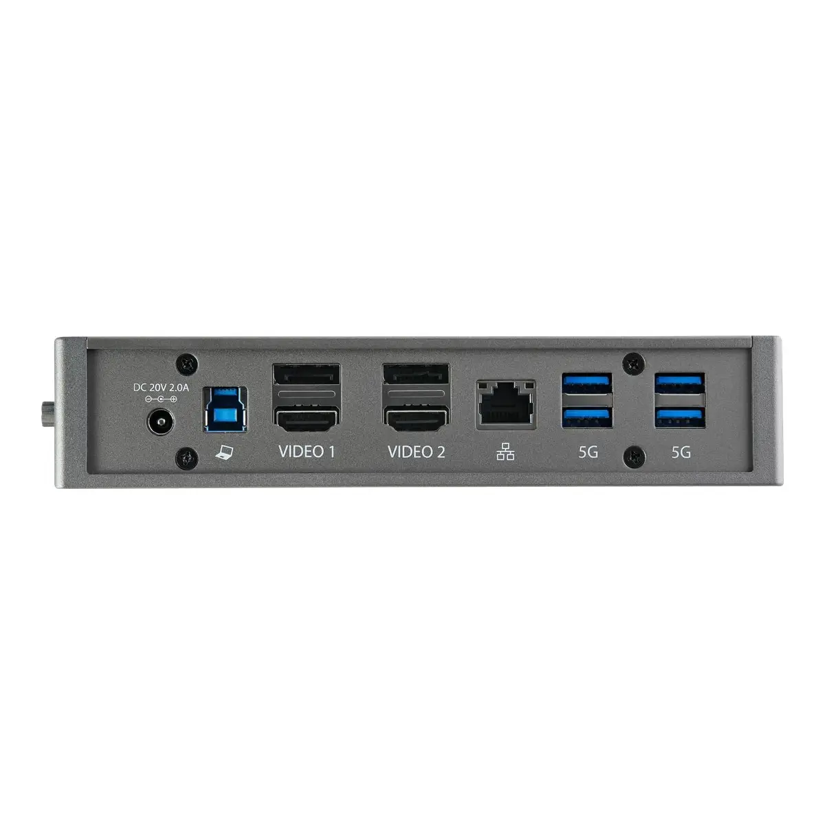 USB-C USB-A-Dock Hybrid USB 3.0 Dockingstation Dual-Monitor 4K 60Hz HDMI/DP