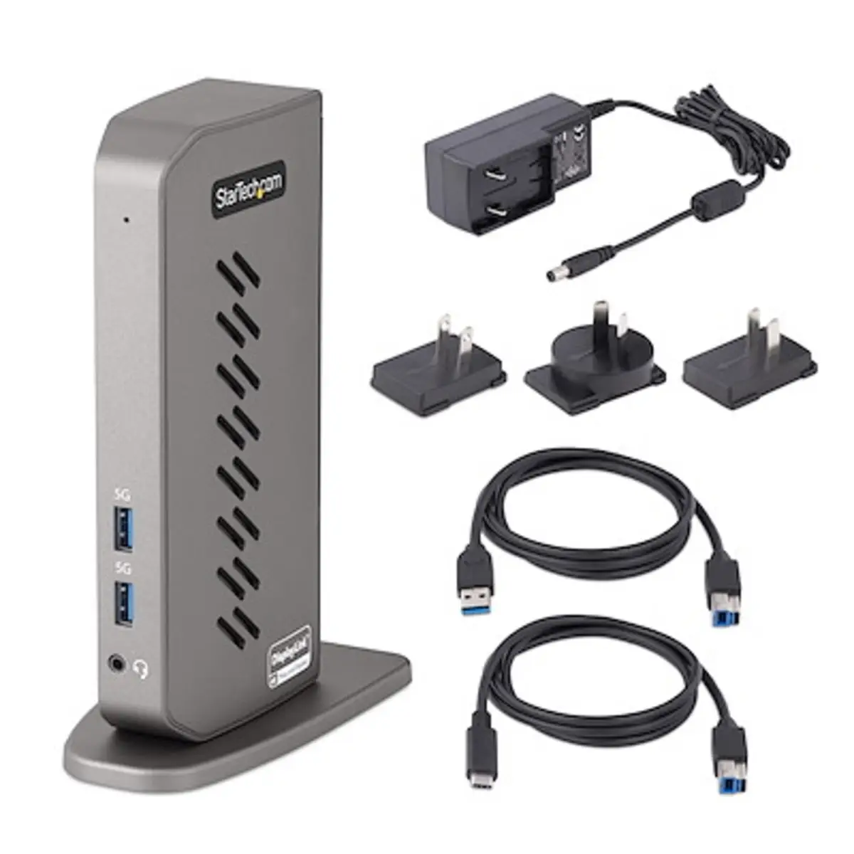 USB-C USB-A-Dock Hybrid USB 3.0 Dockingstation Dual-Monitor 4K 60Hz HDMI/DP